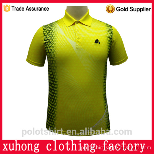 Customized mens sublimation 95%polyester 5%spandex polo shirt